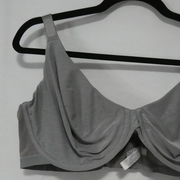 VOGLIO - SOFIA | 40 DDD | Elegant Grey Underwire Non Padded Bra - Picture 3 of 12